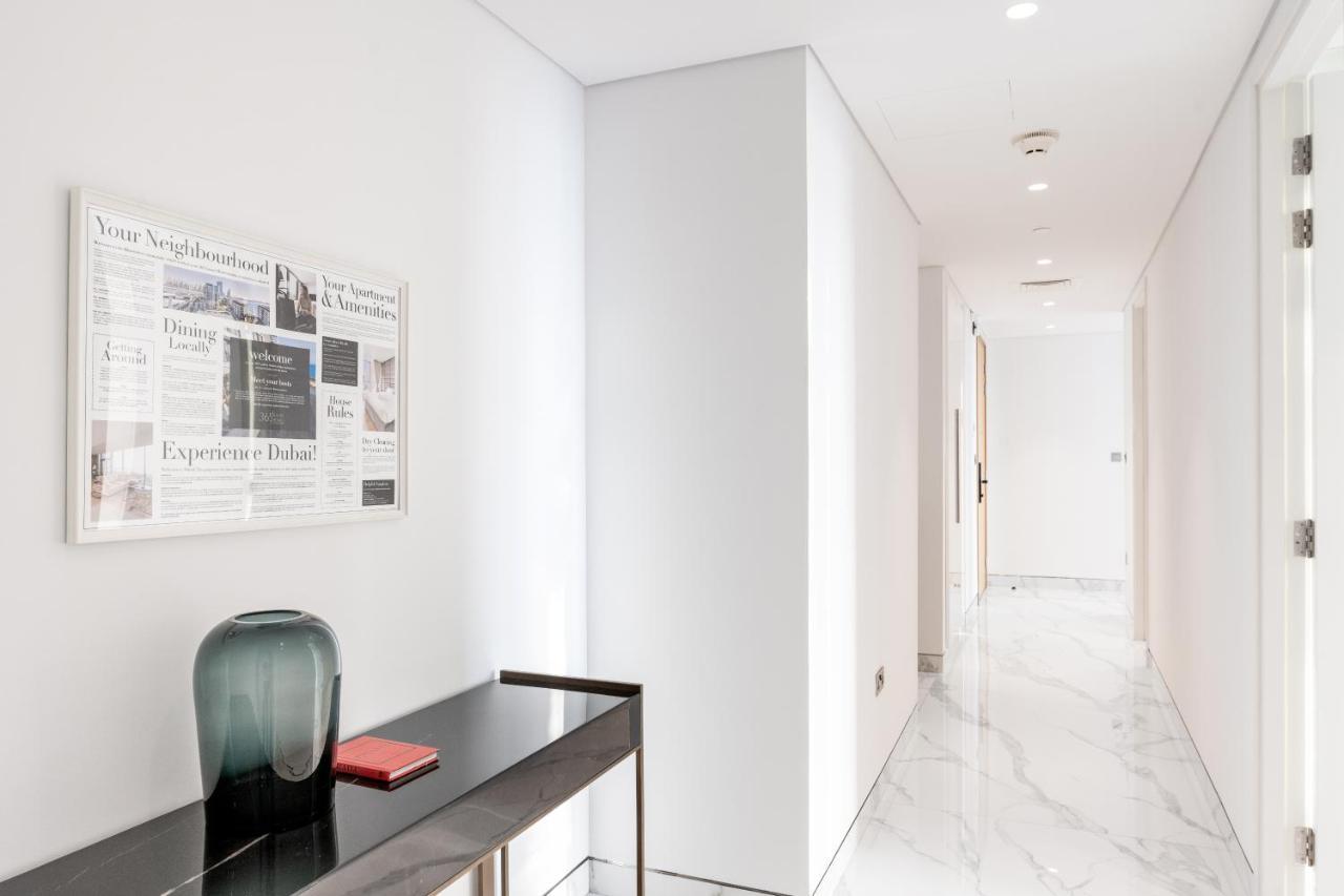Luxe 3 Bedroom Oceanfront Apartment In The Heart Of Bluewaters Island ดูไบ ภายนอก รูปภาพ