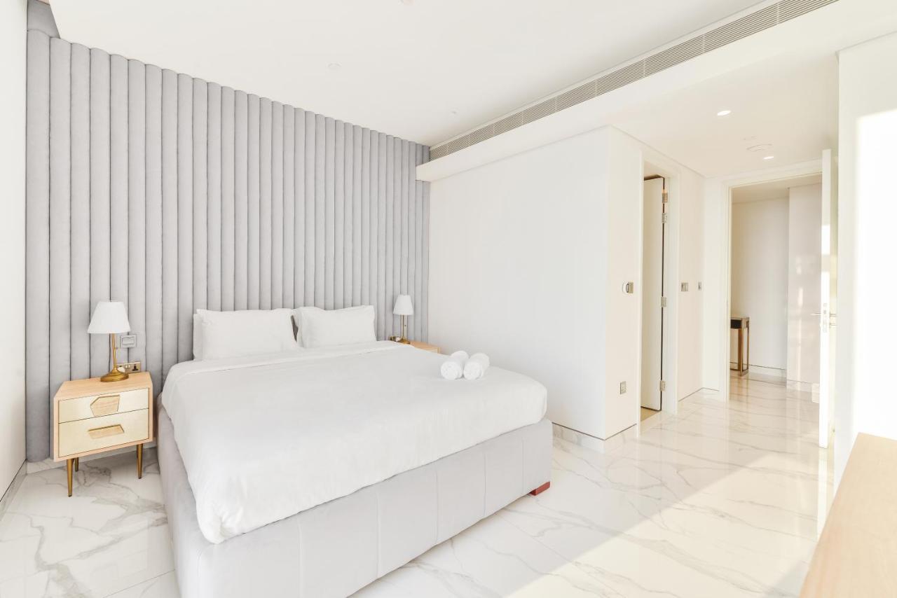 Luxe 3 Bedroom Oceanfront Apartment In The Heart Of Bluewaters Island ดูไบ ภายนอก รูปภาพ